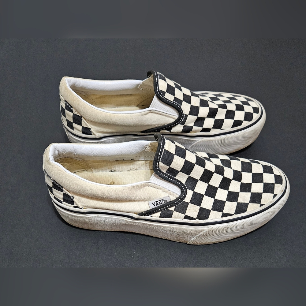 Vans Classic Slip-on Checkerboard Shoe M 5 / Women 6.5